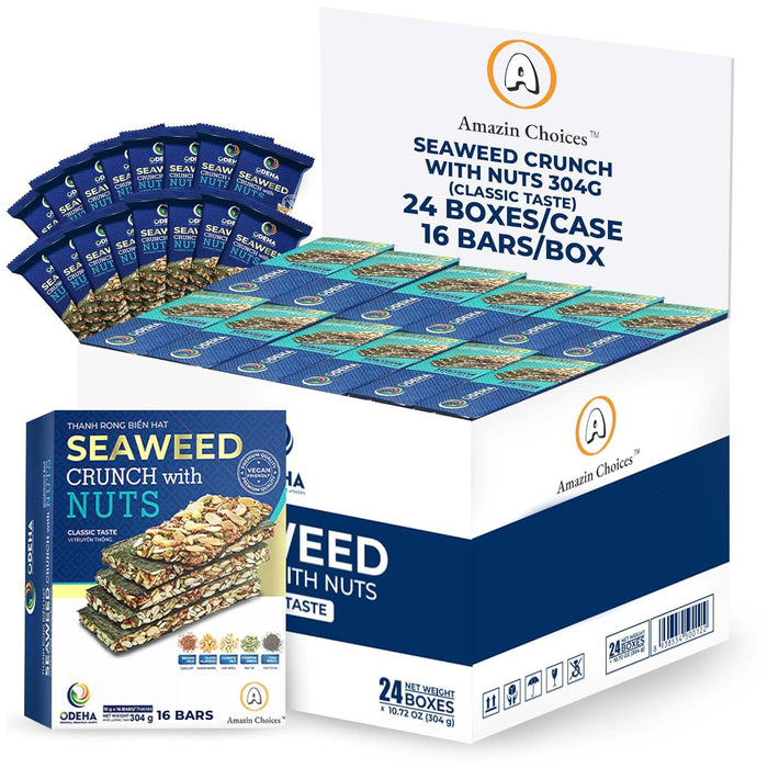 Amazin Choices Seaweed Crunch with Nuts Classic Taste, 10.7 oz., 16 ct.