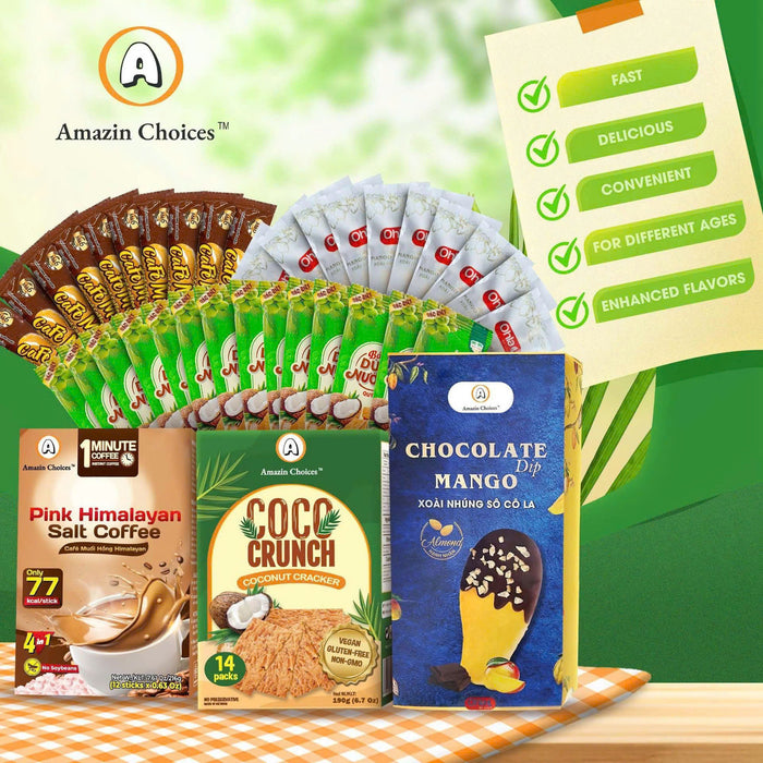 Amazin Choices Asian Snack Bundle 3 items - Plant Based