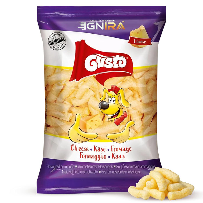 Gusto Cheese Puffs Snack from IGNIRA - (2.8oz/bag)