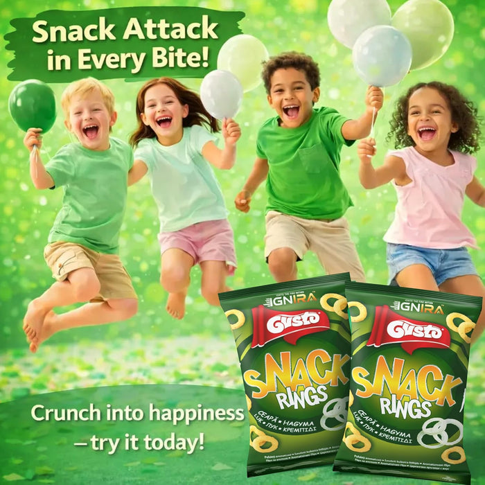 Gusto Crispy Onion Rings Snack from IGNIRA - (2.8oz/bag)