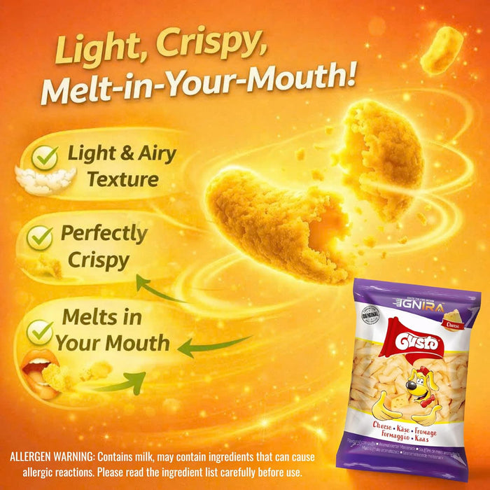 Gusto Cheese Puffs Snack from IGNIRA - (2.8oz/bag)