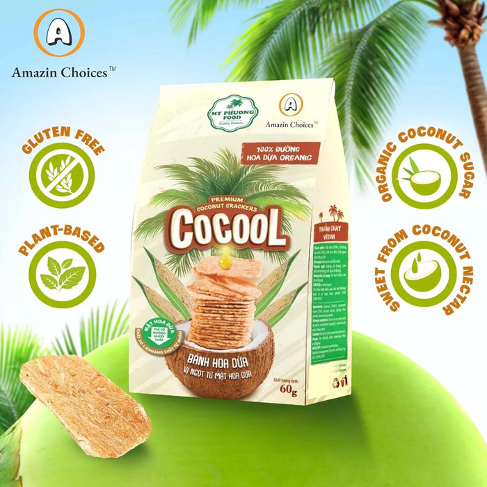 Amazin Choices Premium Coconut Crackers, 2.11 oz.