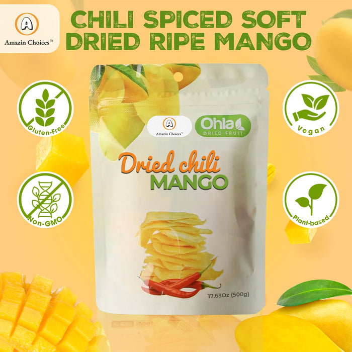 Amazin Choices Dried Chili Mango, 17.63 Oz.