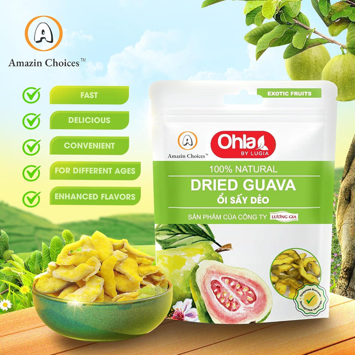 Amazin Choices Dried Guava, 17.63 oz, Pack of 3