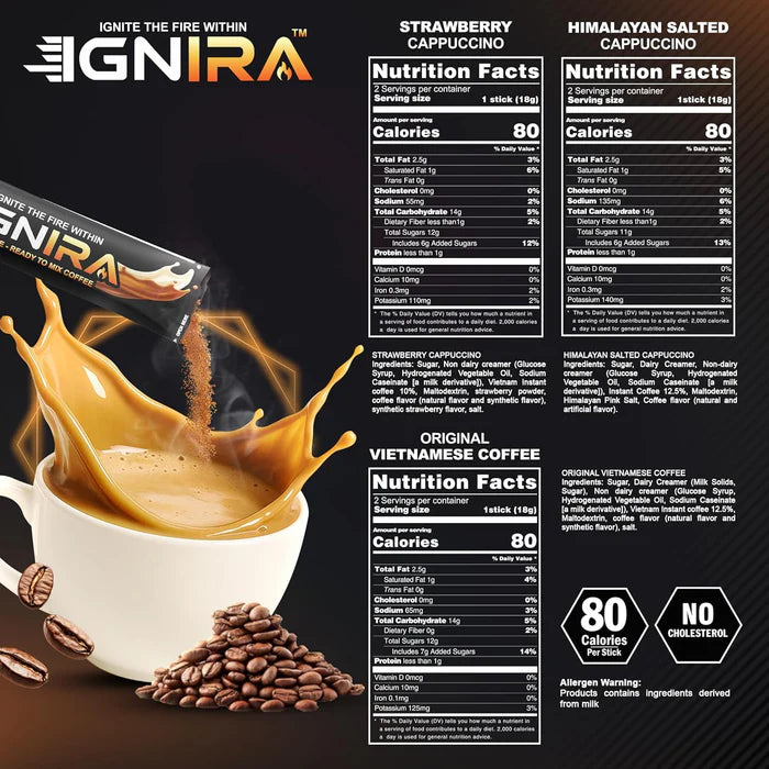 IGNIRA Mango Snack & Coffee Gift Bundle – 3 Treats + FREE Iced Milk Coffee 360g