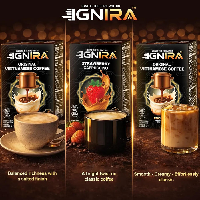 IGNIRA Original Instant Coffee, 20 Single-Serve Sticks (12.69 oz)