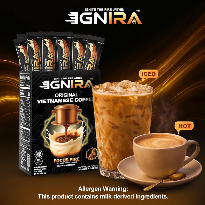 IGNIRA Original Instant Coffee, 20 Single-Serve Sticks (12.69 oz)