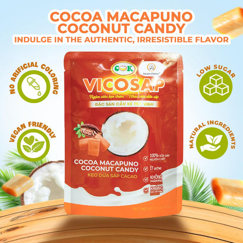 Amazin Choices Pure Macapuno Coconut Candy, 3.5 oz.