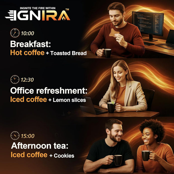 IGNIRA Strawberry Cappuccino, Hot or Iced Milk Coffees, 20 Single-Serve Sticks (12.69 oz)