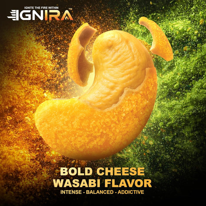 Cheese Wasabi Cashew Nuts, Pack of 6 (1.76 oz/unit)
