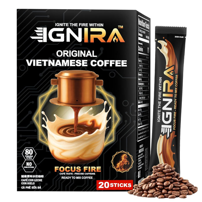 IGNIRA Original Instant Coffee, 20 Single-Serve Sticks (12.69 oz)