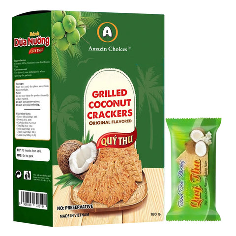 Baked Coconut Crackers