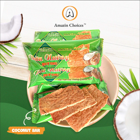 Baked Coconut Crackers