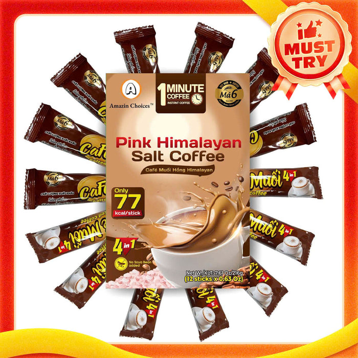 Amazin Choices Pink Himalayan Salted Coffee, 0.63 oz., 12 ct.